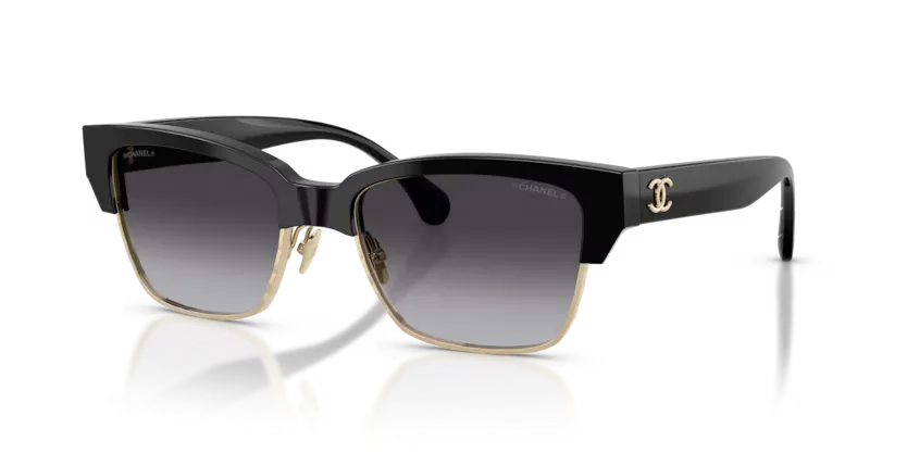 les Lunettes de soleil Chanel CH5558 C622S6 - Noir