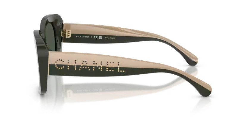 Lunettes de soleil Chanel CH5563B 17029A - Vert forêt
