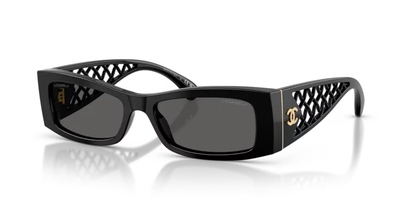 Lunettes de soleil Chanel CH5566 1850S4 - Noir