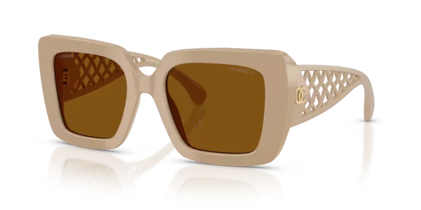 Les Lunettes de soleil Chanel Chanel CH5567 152063 - Beige