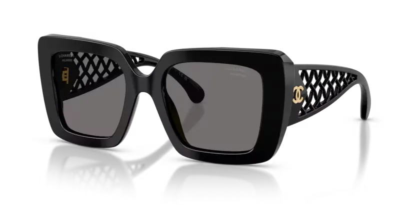 Les Lunettes de soleil Chanel Chanel CH5567 1850T8 - Noir