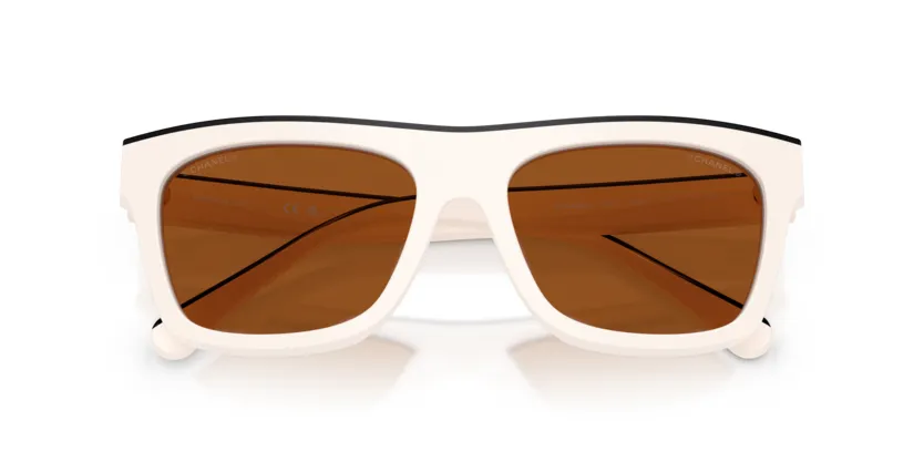 Les Lunettes de soleil Chanel Chanel CH5569 185673 - Blanc