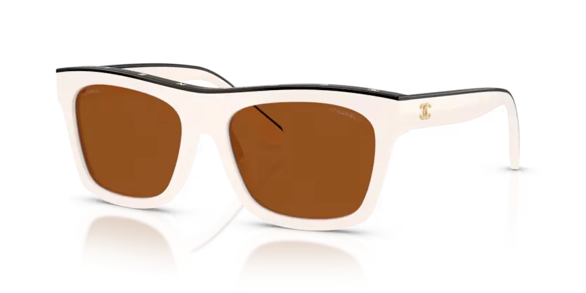 Les Lunettes de soleil Chanel Chanel CH5569 185673 - Blanc