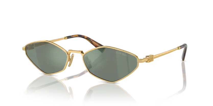 Lunettes de soleil Miu Miu 5AK04M - Or