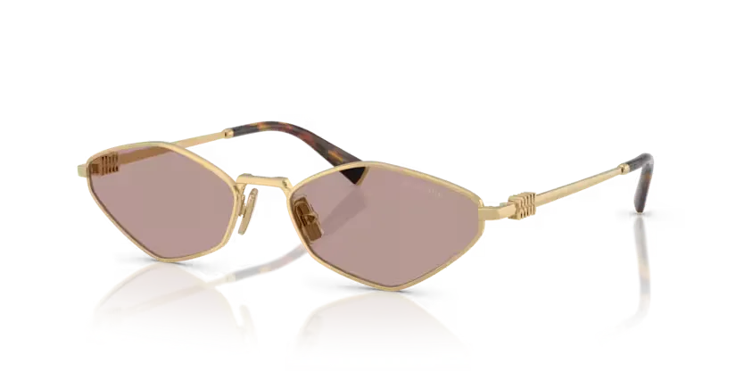 Lunettes de soleil Miu Miu 5AK20I - Or