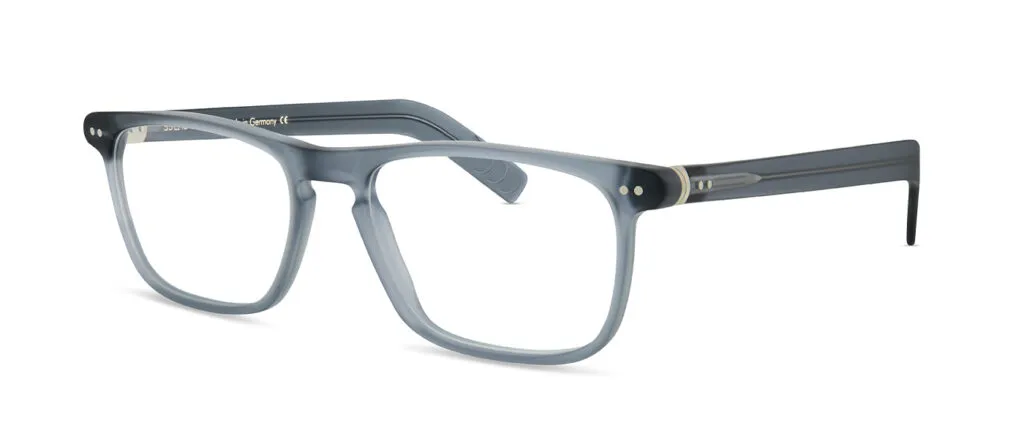 Lunettes de vue Lunor A6 256 41m - Gris foncé transparent mat