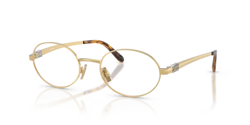 Lunettes de vue Miu Miu 0MU 50ZV 5AK1O1 - Or
