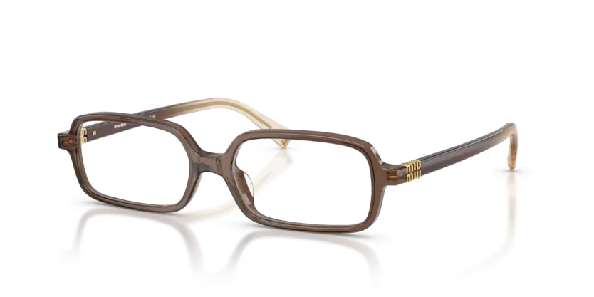 Lunettes de vue Miu Miu 23H1O1 - Marron transparent