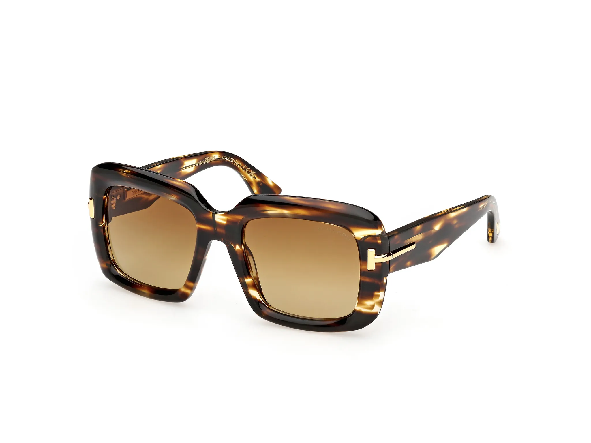Lunettes de vue Tom-ford Icon FT1330 55F - Havane coloré